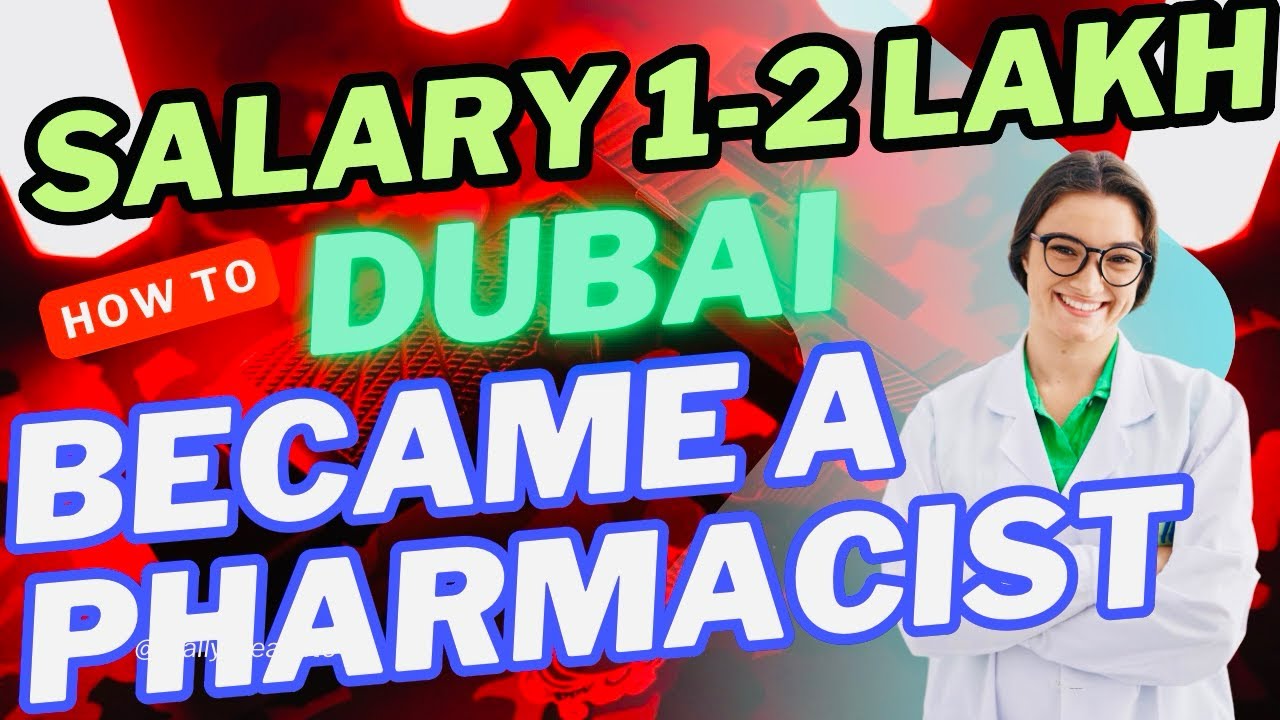 How to Become a Pharmacist in Dubai From India (Step by Step Guide) | Pharmacist Job in Dubai