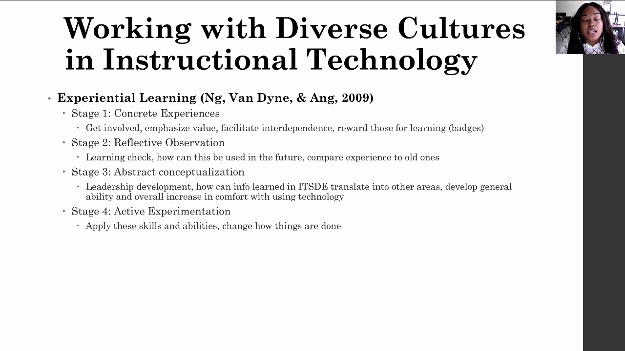 Cultural Intelligence and Instructional Technology