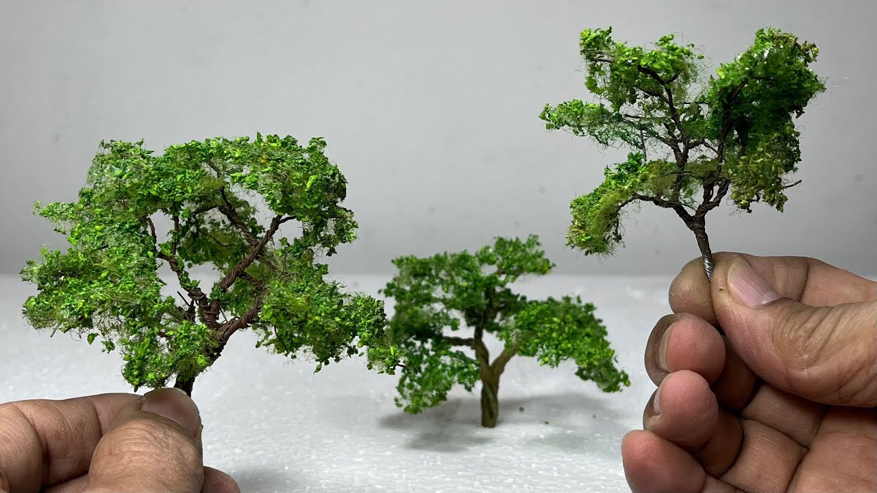 Miniature Tree Step by Step DIY Tutorial | Diorama