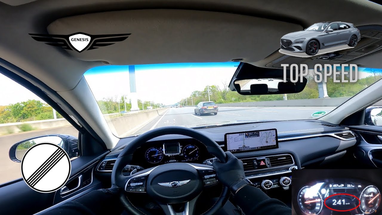 2023 Genesis G70 Shooting Brake | 2.0T |  Luxury Line | 245HP | #TOPSPEED | Artificial Car sound?