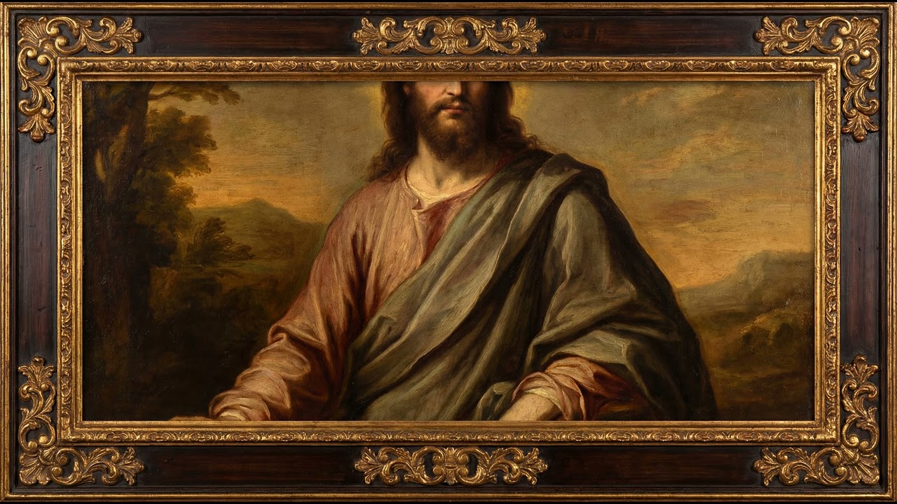 12h Jesus Sacred Painting | Frame TV Art 4K | Renaissance-Inspired Masterpiece