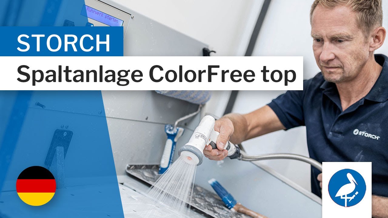 STORCH Spaltanlage ColorFree top: Maler-Werkzeug reinigen leicht wie noch nie! [DE]