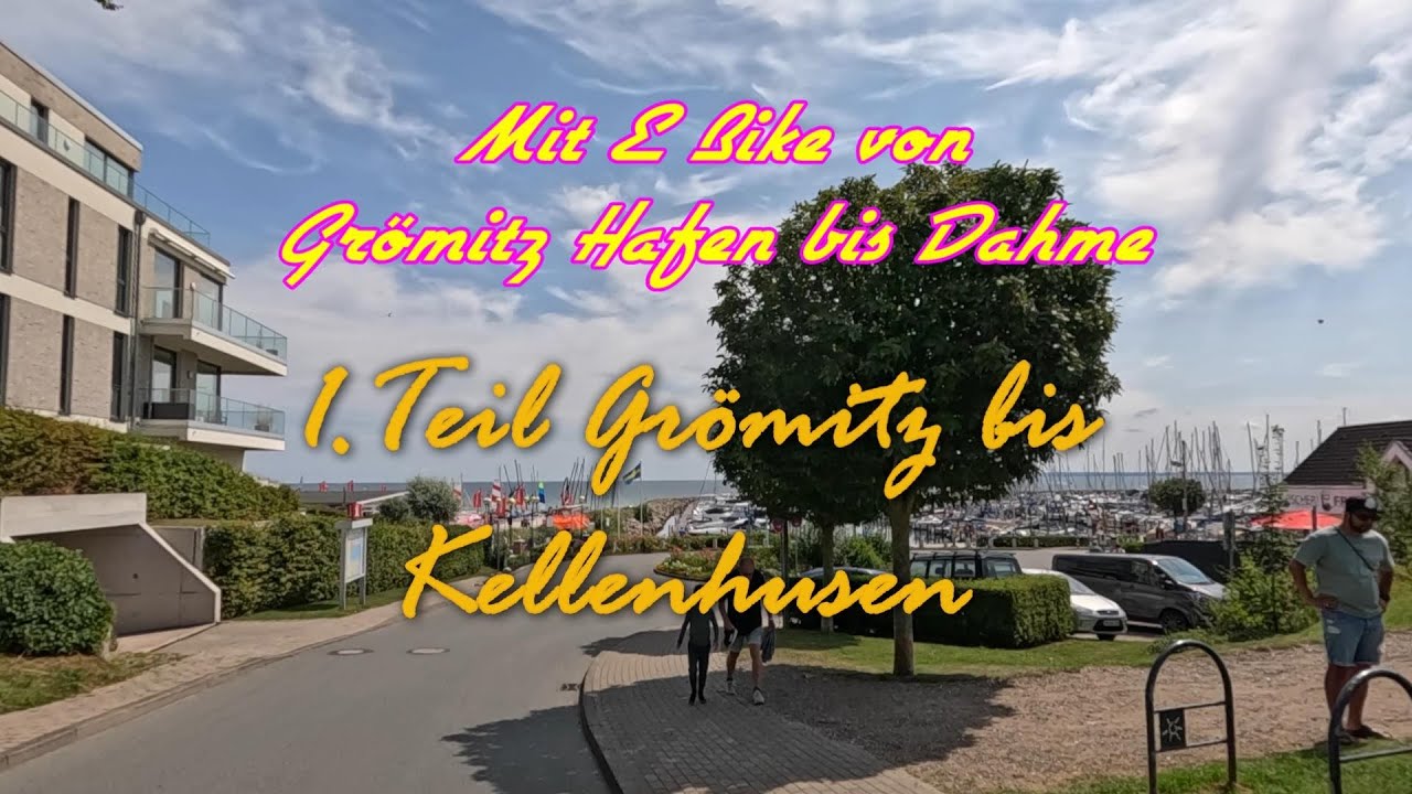 Grömitz bis Dahme entlang der Küste mit einem E Bike