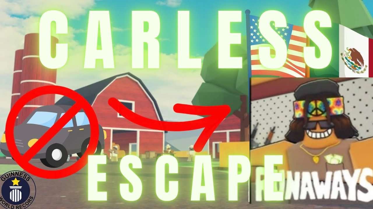 First CARLESS escape in RUNAWAYS ROBLOX! (How to win, Tips & Tricks & More)