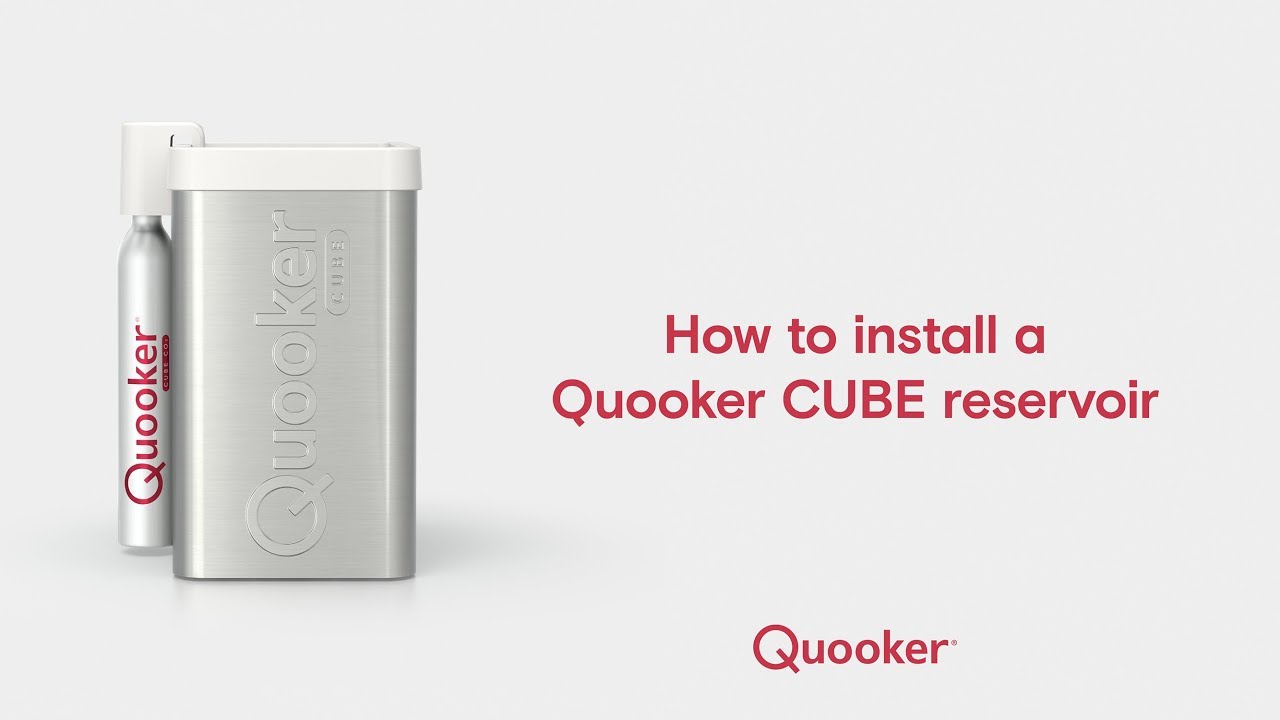 How to install a Quooker CUBE reservoir