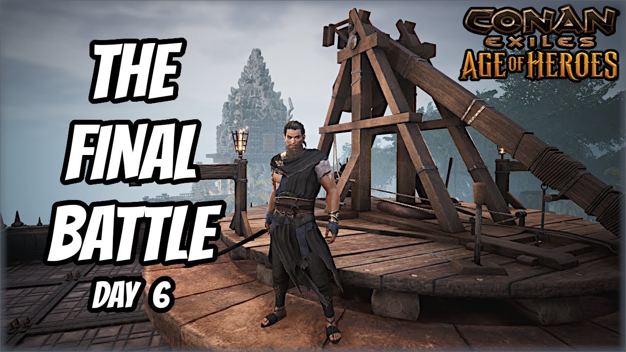 Я вступил в войну против САМОГО КРУПНОГО КЛАНА на сервере - Conan Exiles