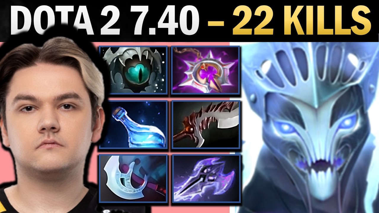 Spectre Pro Carry with 22 Kills and Mage Slayer - Dota 2 Gameplay
