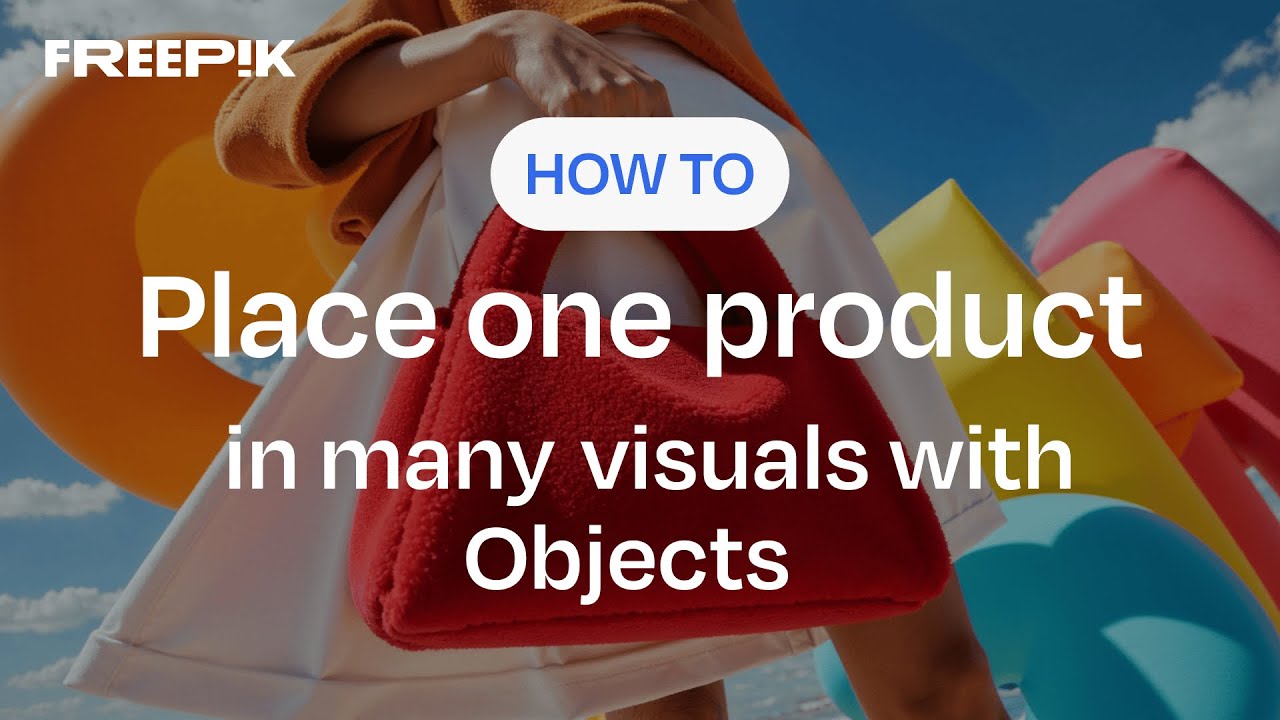 How to create AI product images with Objects | Freepik How-To