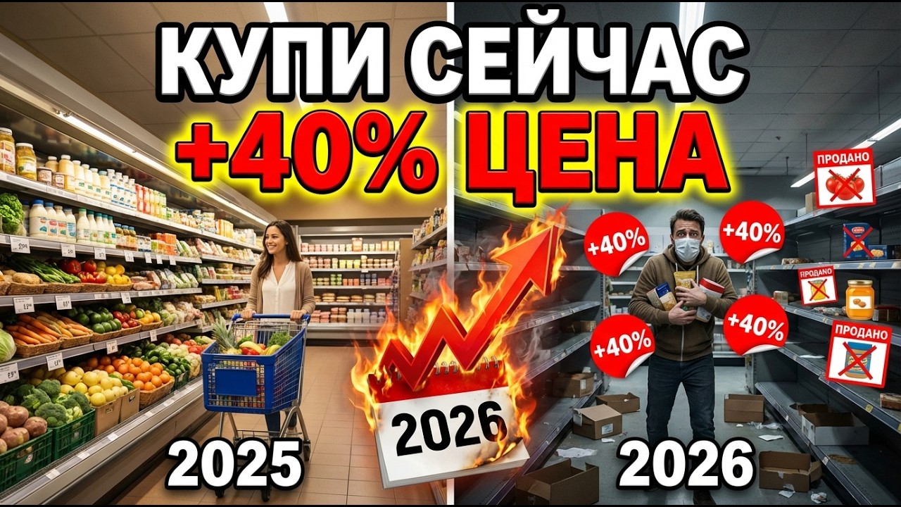 7 продуктов которые подскочат на 40% в цене - покупай сейчас или пожалеешь