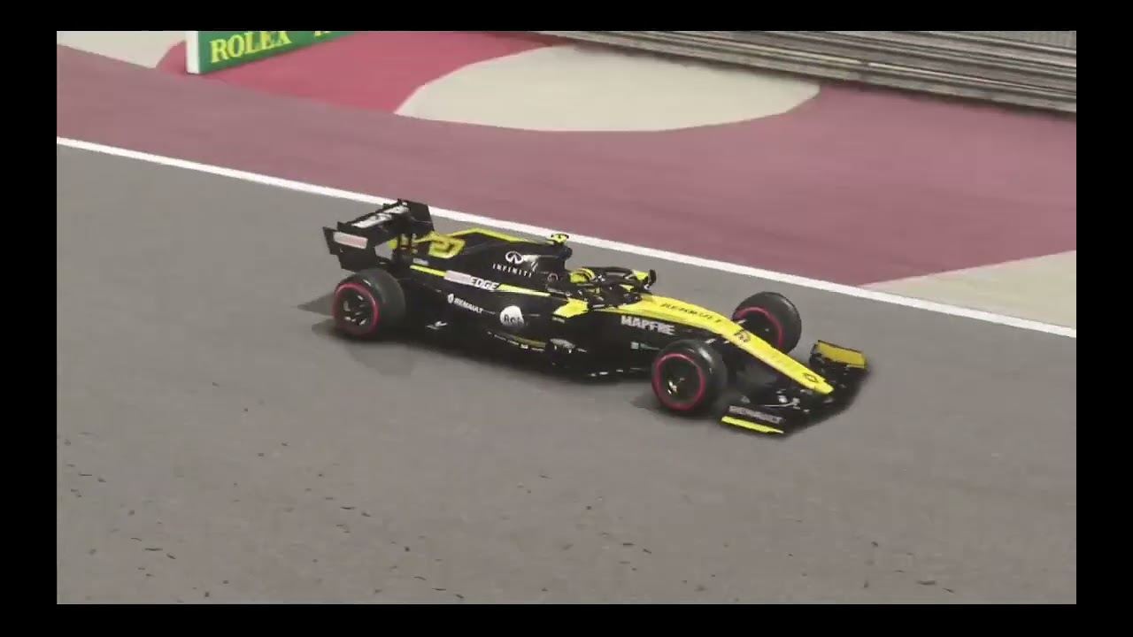 Nico Hulkenberg wins the 2019 Bahrain Grand Prix (UK DUB)