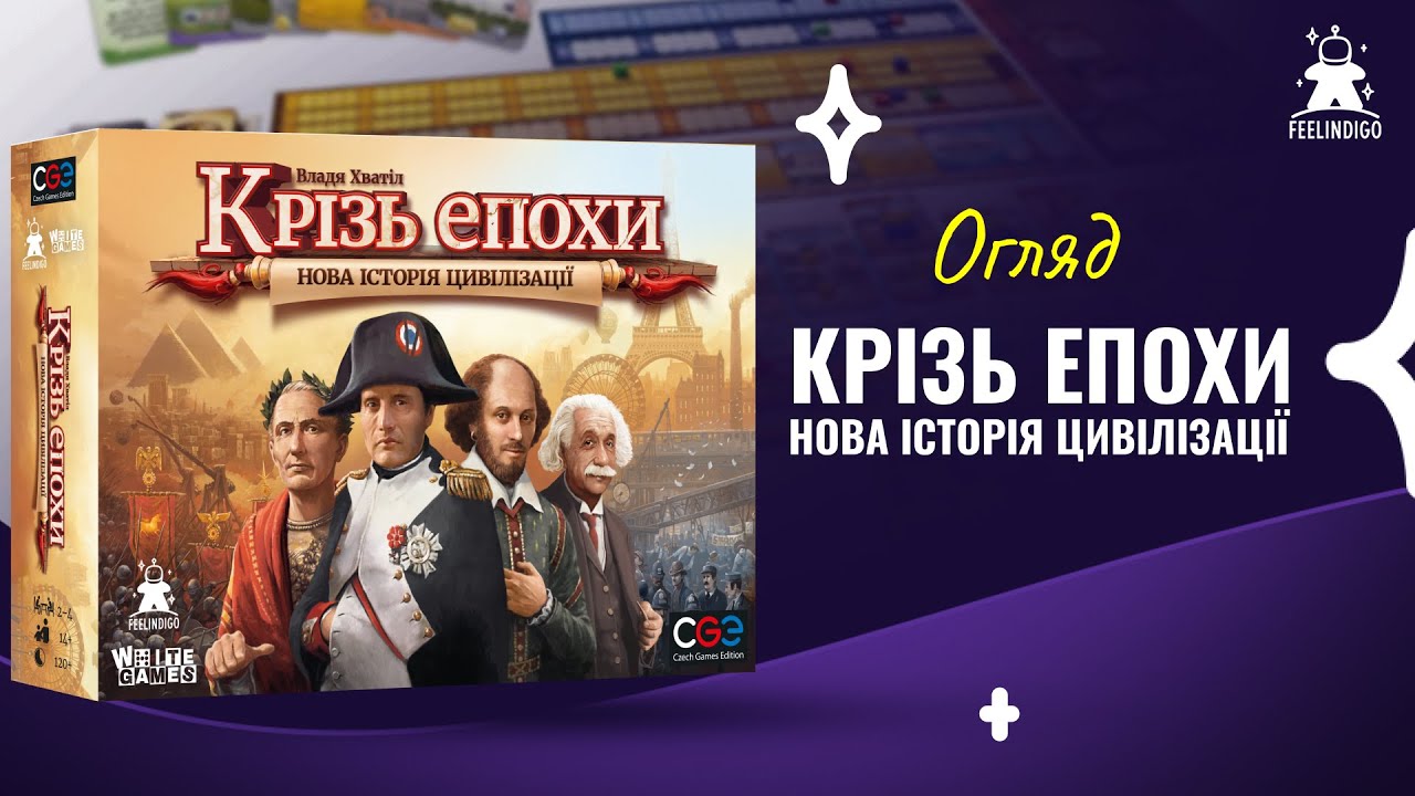 Крізь Епохи. Нова історія цивілізації - Настільна гра. Огляд та правила