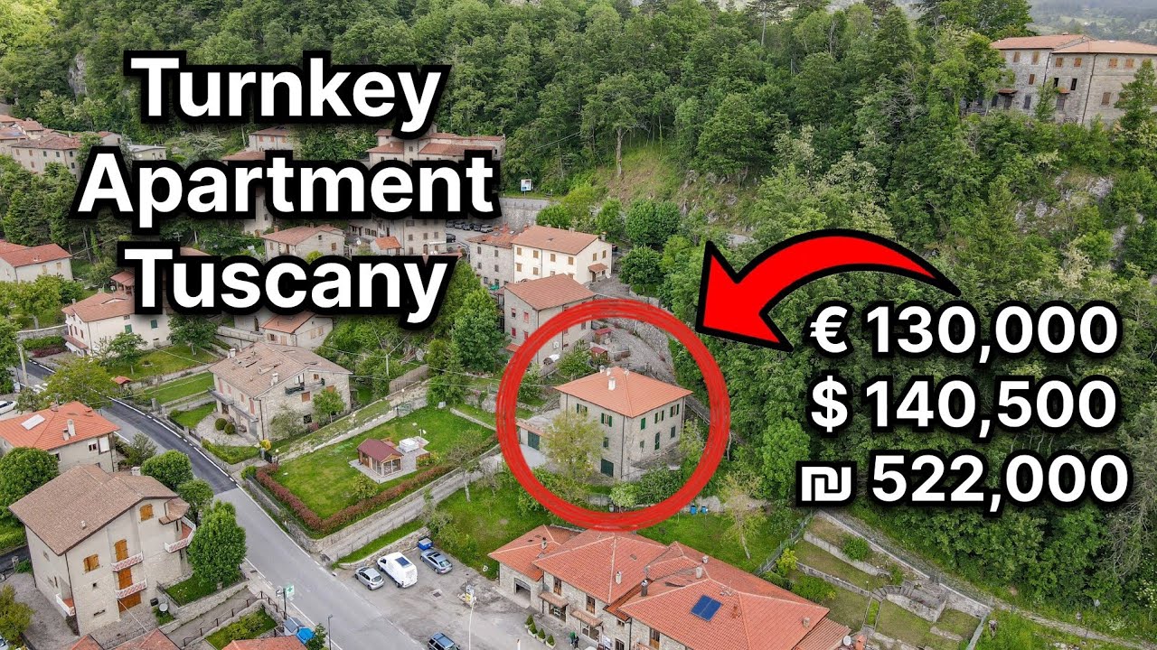 Inside a € 130,000 Turnkey Tuscan Apartment, For Sale! 🇮🇹 BUY IT NOW!!