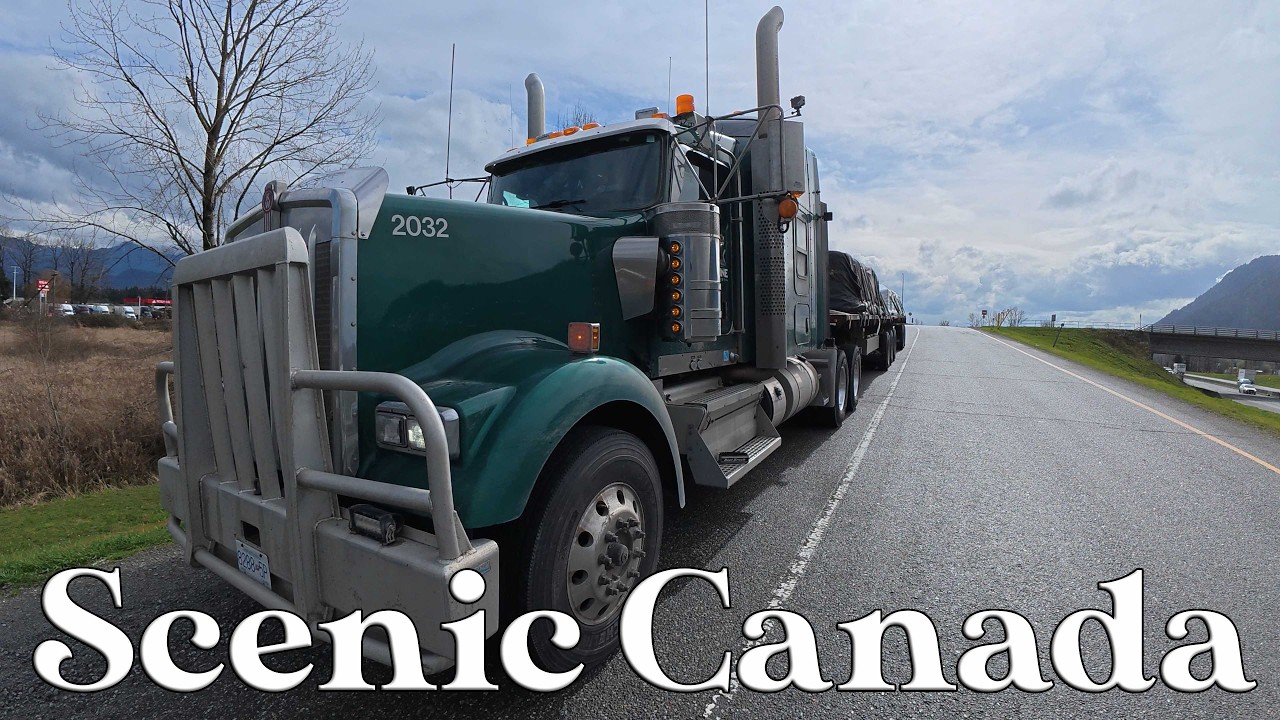 Into the Green Mountains of Canada - Our Super B Trucking Life