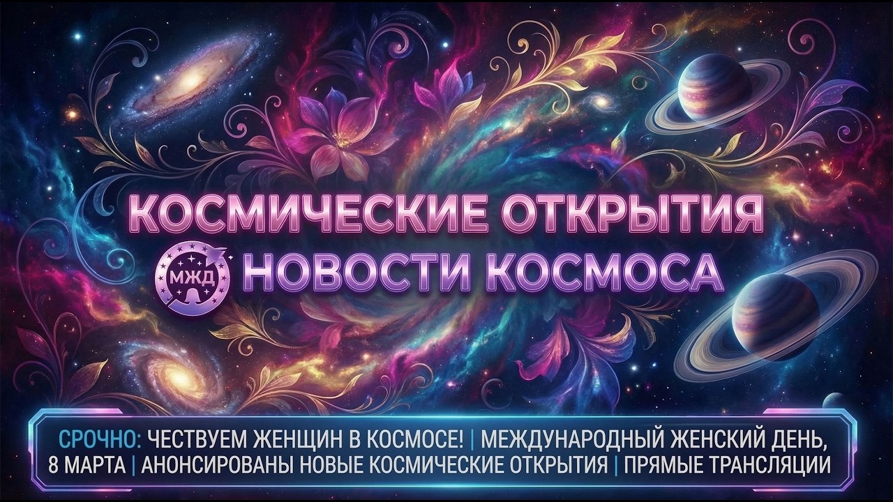 Космические новости и 8 марта!