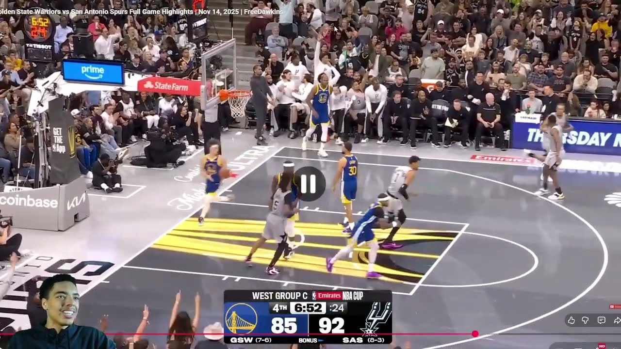 CarioReacts To Warriors vs Spurs | FULL GAME HIGHLIGHTS | November 14, 2025!!!