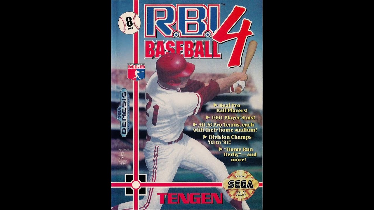 R.B.I. Baseball 4 (Sega Genesis) - New York Yankees at New York Mets
