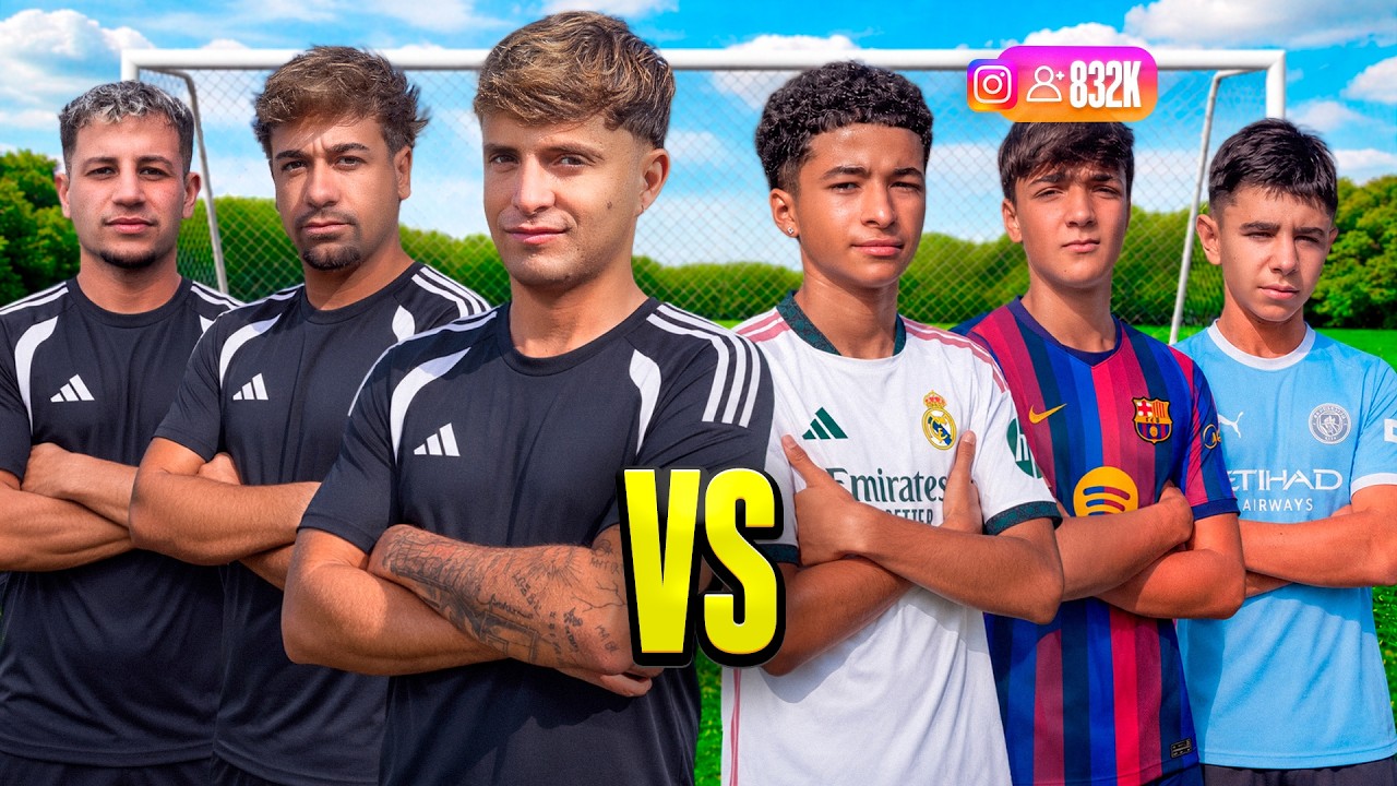 Youtubers VS Ni&ntilde;os en RETOS DE FUTBOL &iquest;Qui&eacute;nes son mejores?