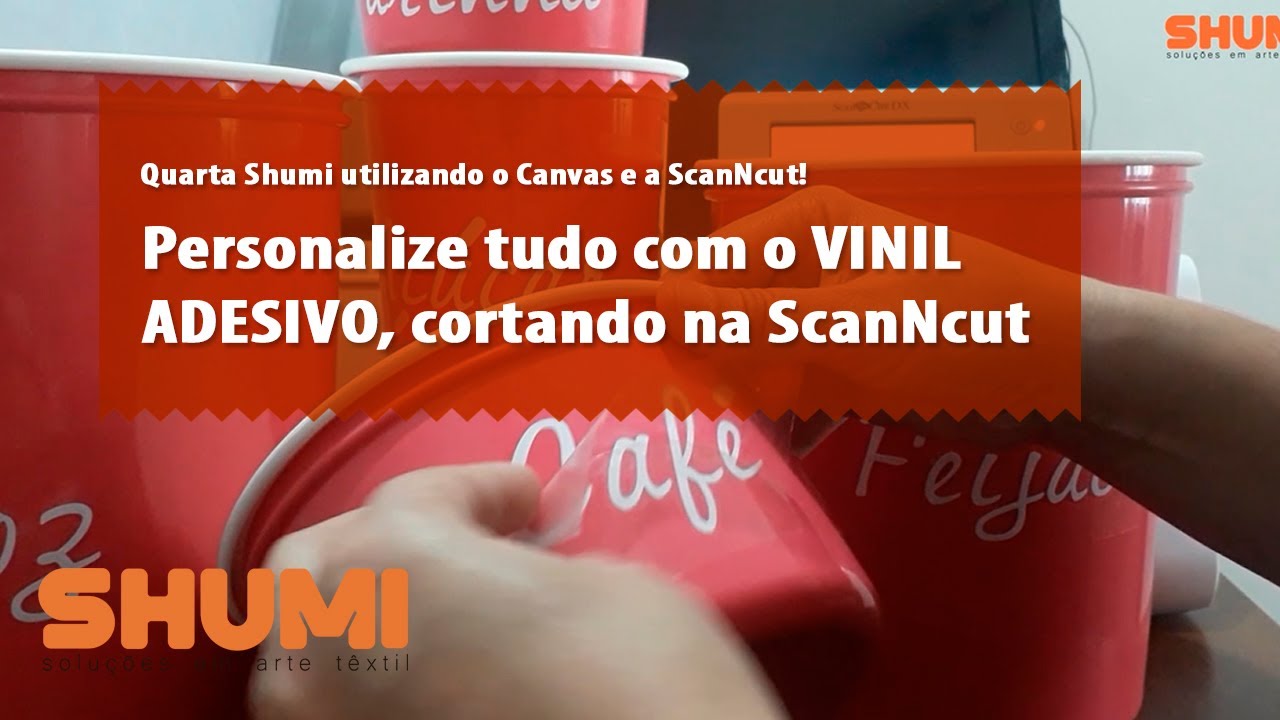 Cortando o Vinil Adesivo na ScanNcut #quartashumi