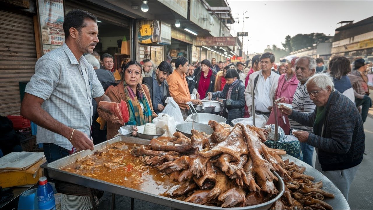 CHEAP LOW BUDGET SIRI PAYE BREAKFAST | Bhola Bong Paye | CHEAPEST ROADSIDE DHABA IN LAHORE