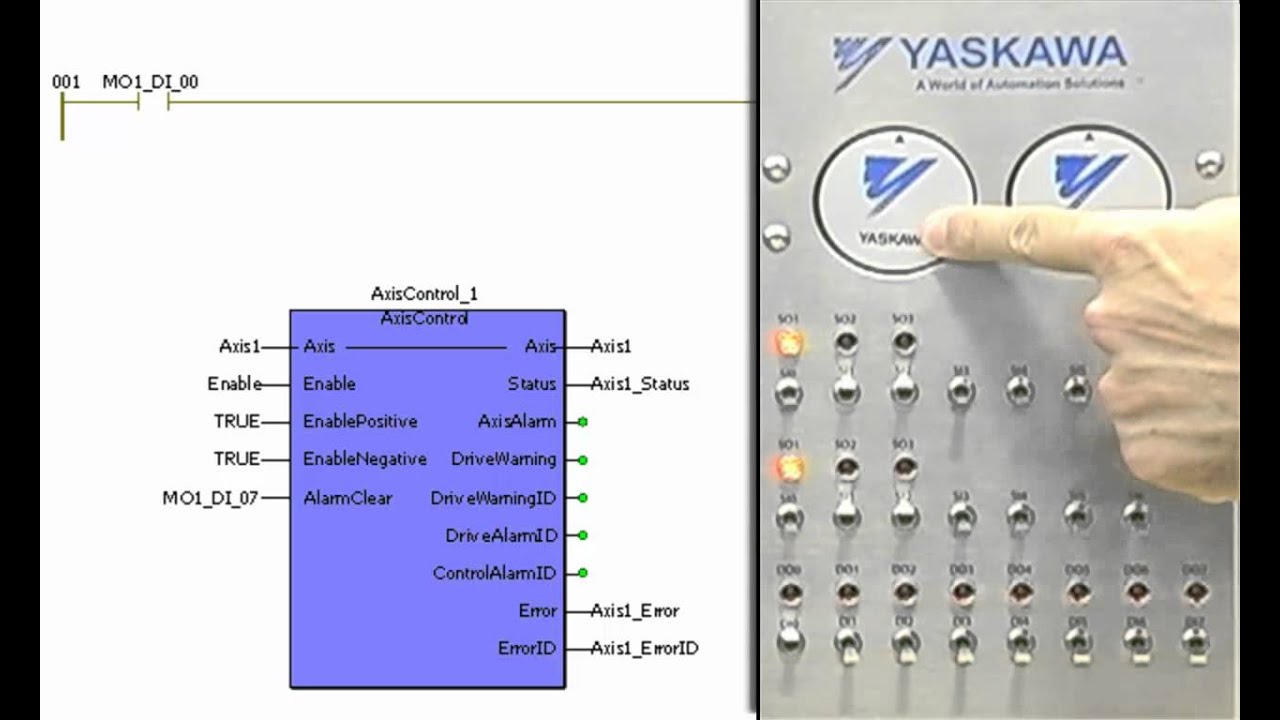 Camming Demonstration - Yaskawa MP2300Siec Motion Controller