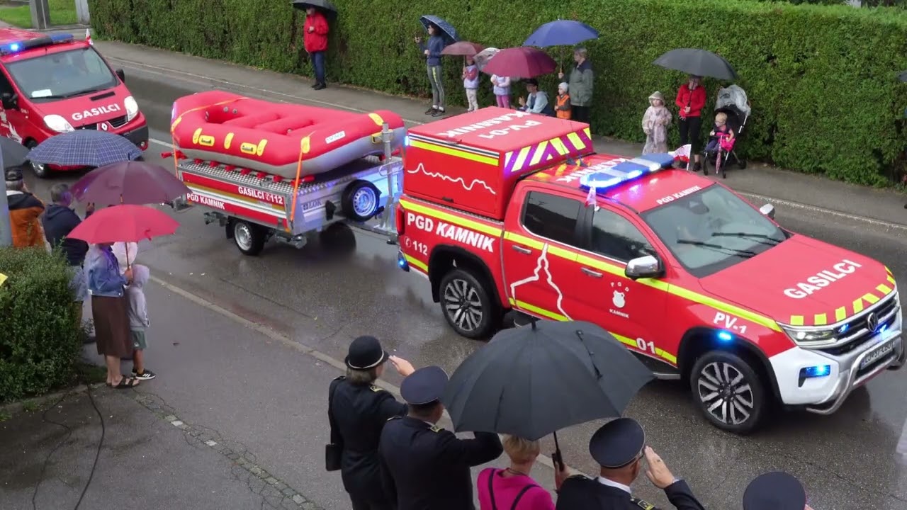 Parada gasilskih vozil - 100 let PGD Duplica