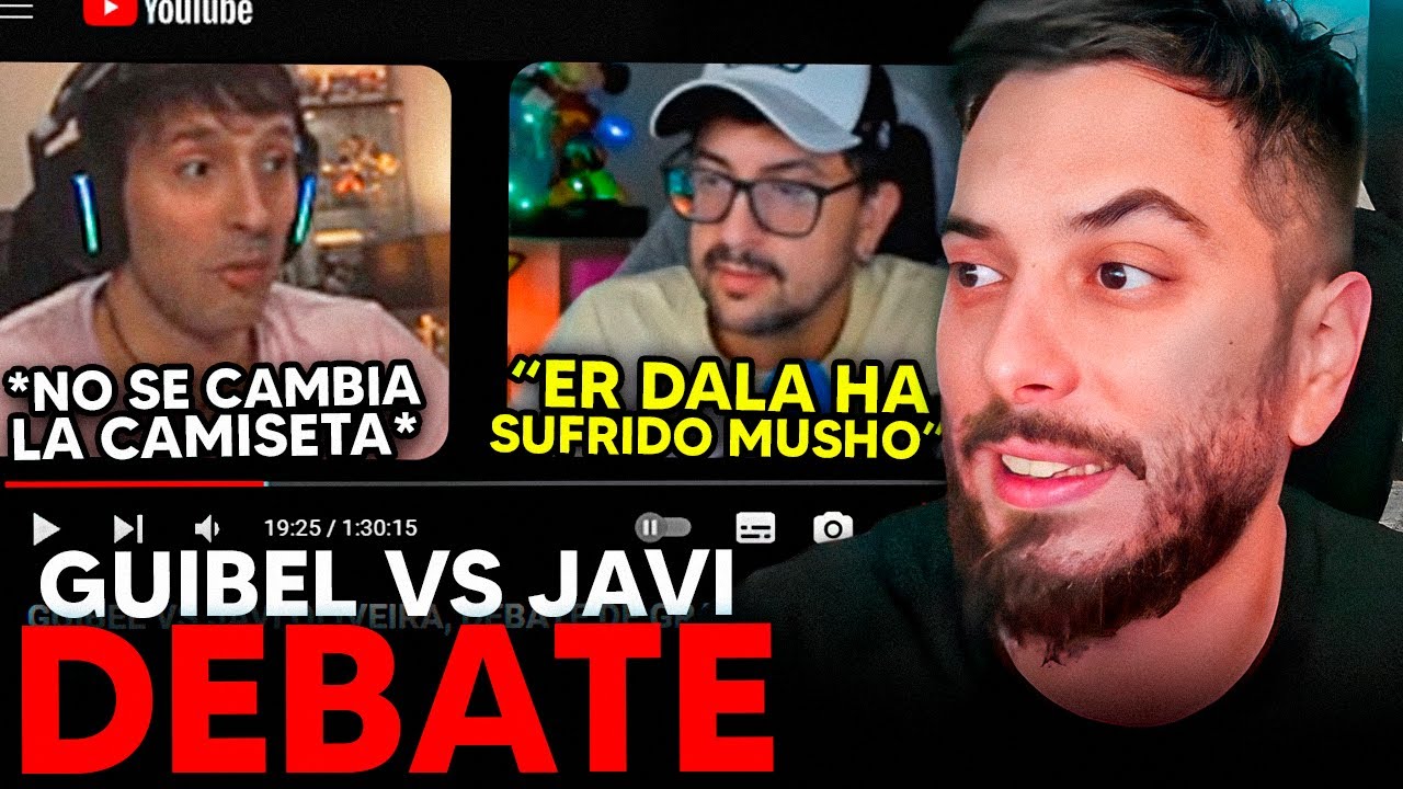 MI REACCION al DEBATE entre JAVIOLIVEIRA y GUIBEL el ENANO
