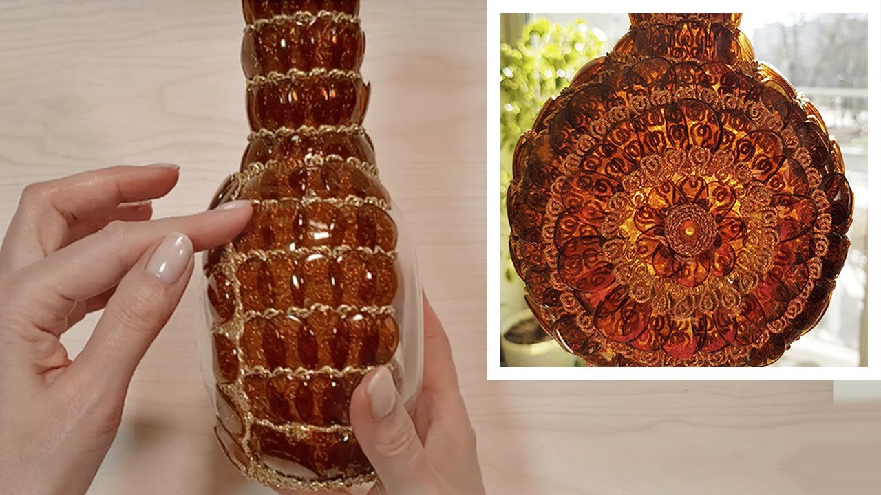 DIY👍Вы не поверите, из чего сделана эта красота😍Декоративная ваза