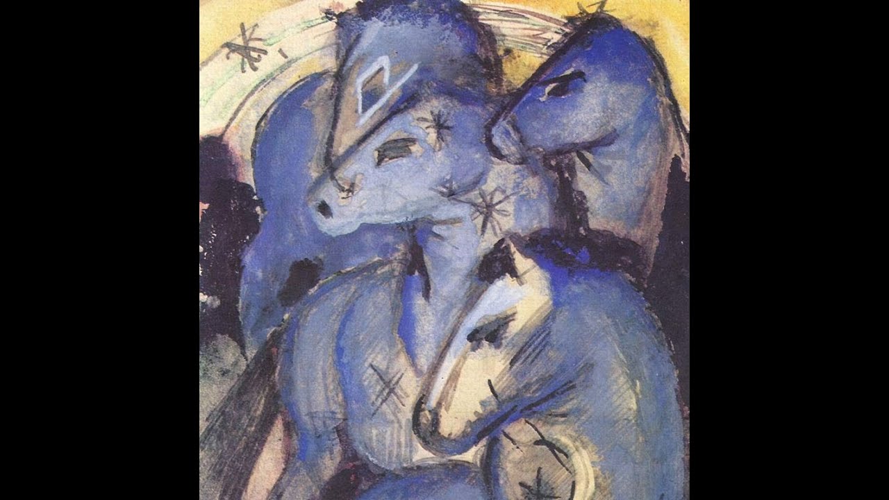 Franz Marc - Die sinnenden Pferde