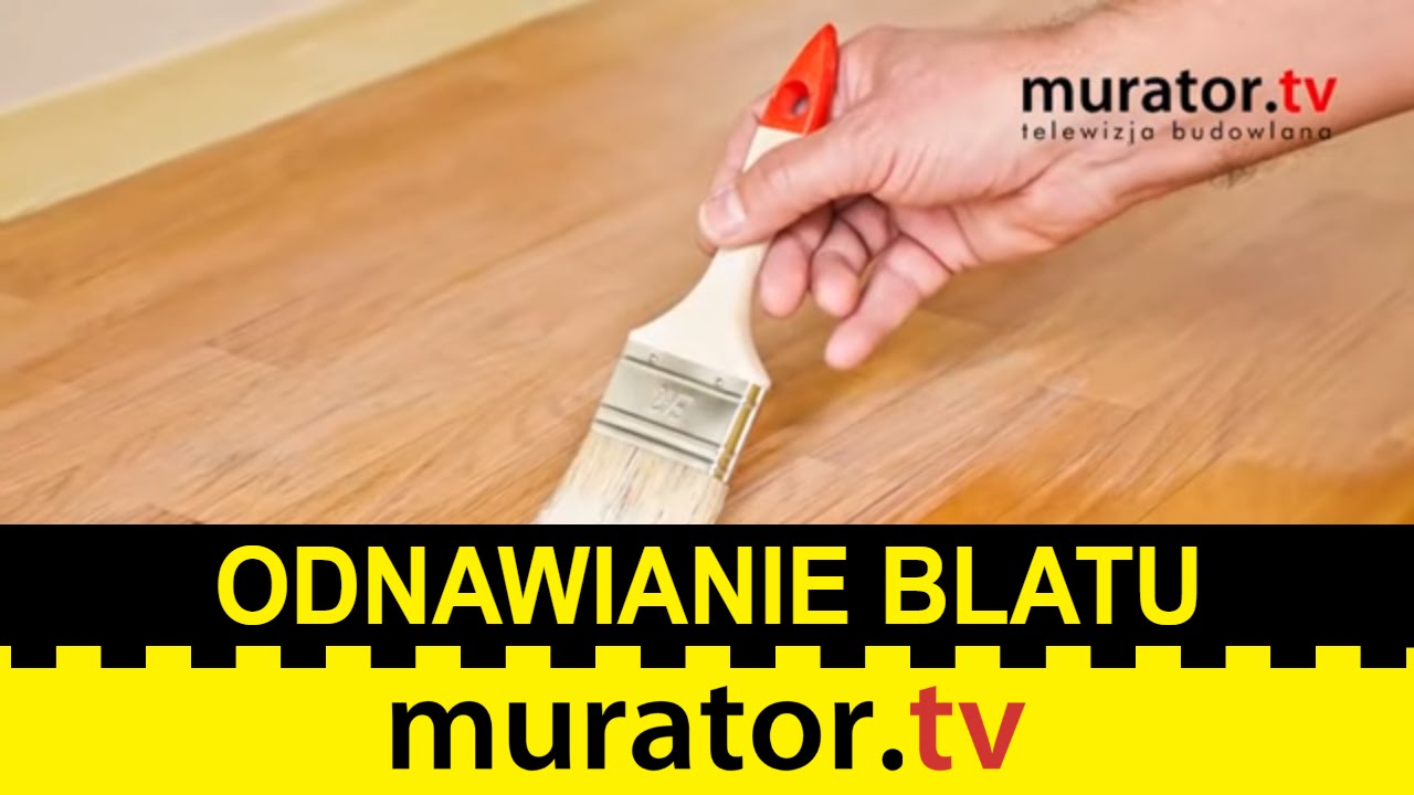 Czyszczenie i odnawianie drewnianego blatu - DOMOWE SOS