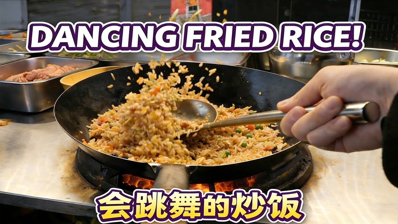 🔥 Egg Fried Rice LIVE | Fast Wok • Real Fire • ASMR