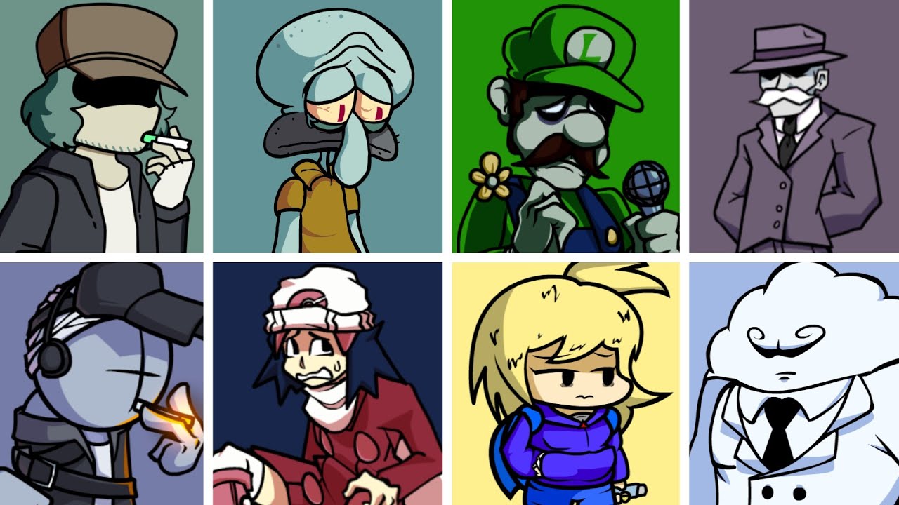 Friday Night Funkin' Takeover But Every Turn Another Character Sings It!