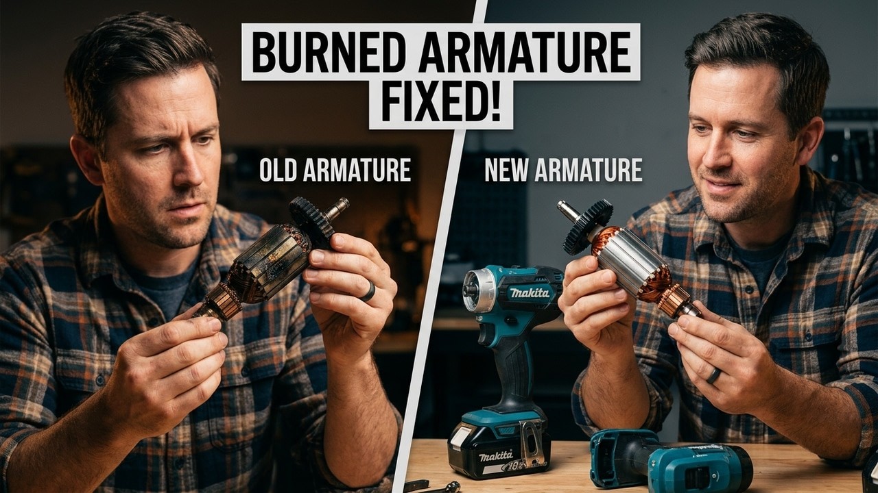 Restoring a Makita DDF482 Drill | Armature Rebuild and Repair
