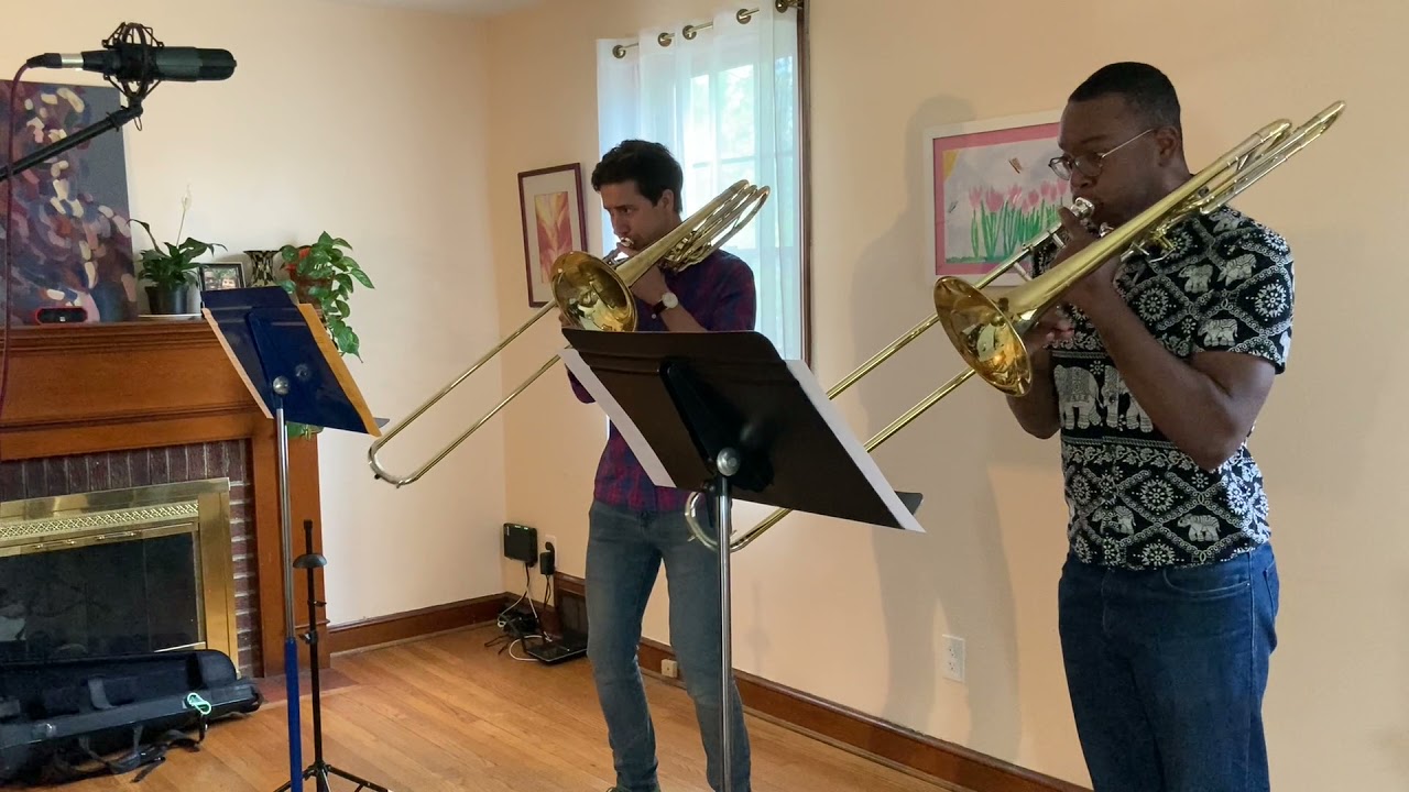 Four Miniatures for Tenor and Bass Trombone (Howard Buss) Mvt 1