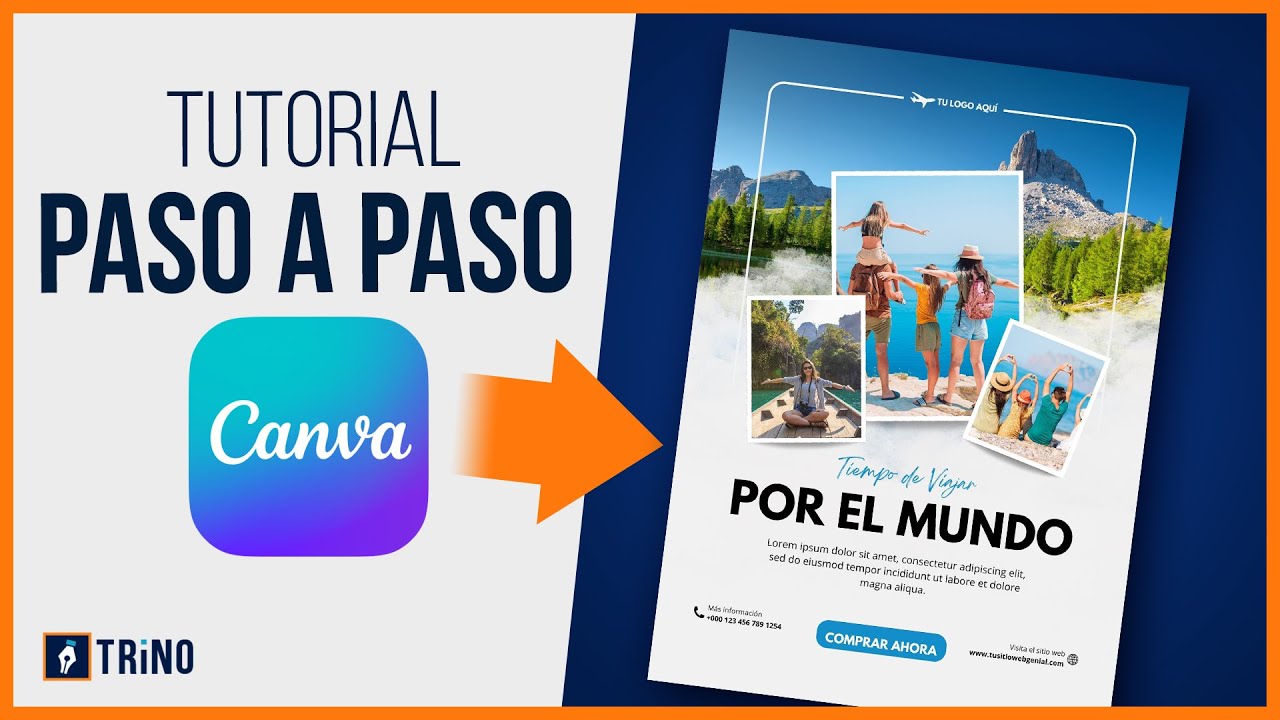 🔥Cómo hacer un flyer en Canva con ACABADO PRO (2025)
