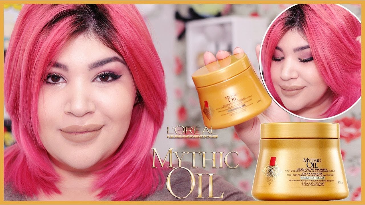 🌻 Máscara MYTHIC OIL para cabelos grossos - L'ÓREAL [Nutrição, Produto Gringos]