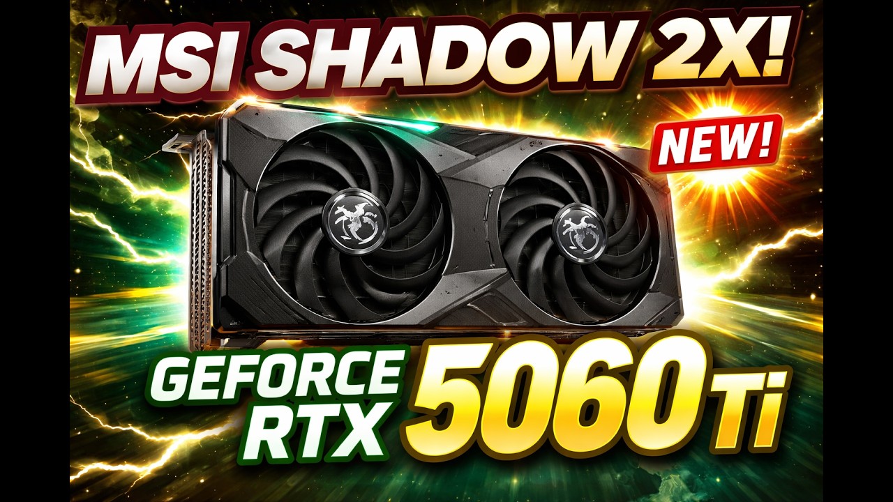 Обновление до RTX 5060 Ti! Замена MSI Ventus 2x 8GB на MSI Shadow 2x 16GB 🔥 Замена видеокарты