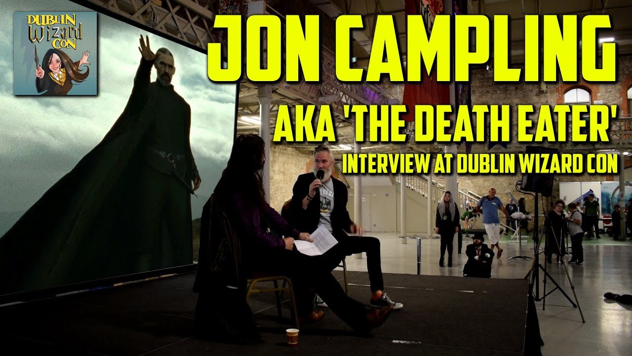 Jon Campling aka 'The Death Eater' interview at Dublin Wizard Con