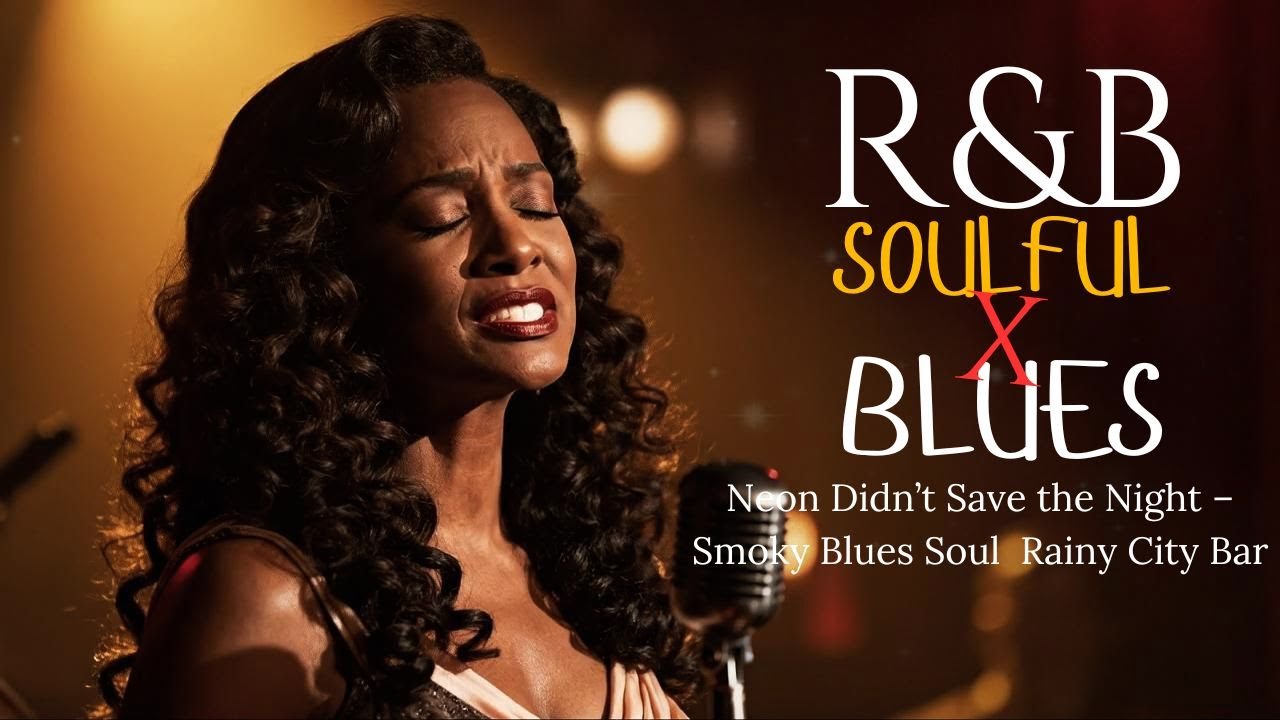 【R&B Soul x Blues】Neon Didn’t Save the Night – Smoky Blues Soul  Rainy City Bar