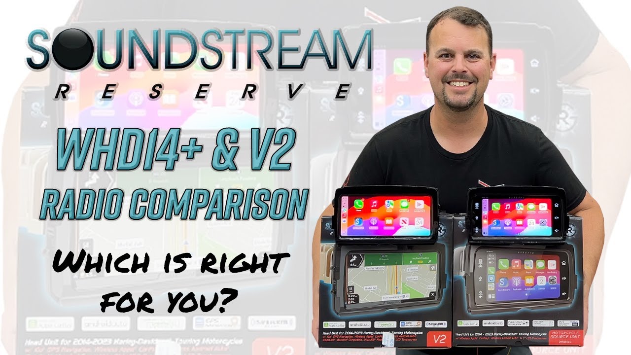 Сравнение функций Soundstream Reserve WHD14+ и V2 Radio — какая из них подойдет для вашего Harley...