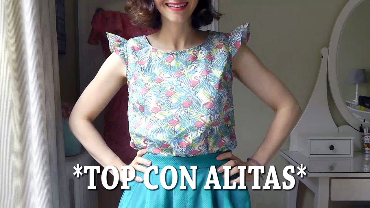 COMO HACER UN TOP/BLUSA CON ALITAS