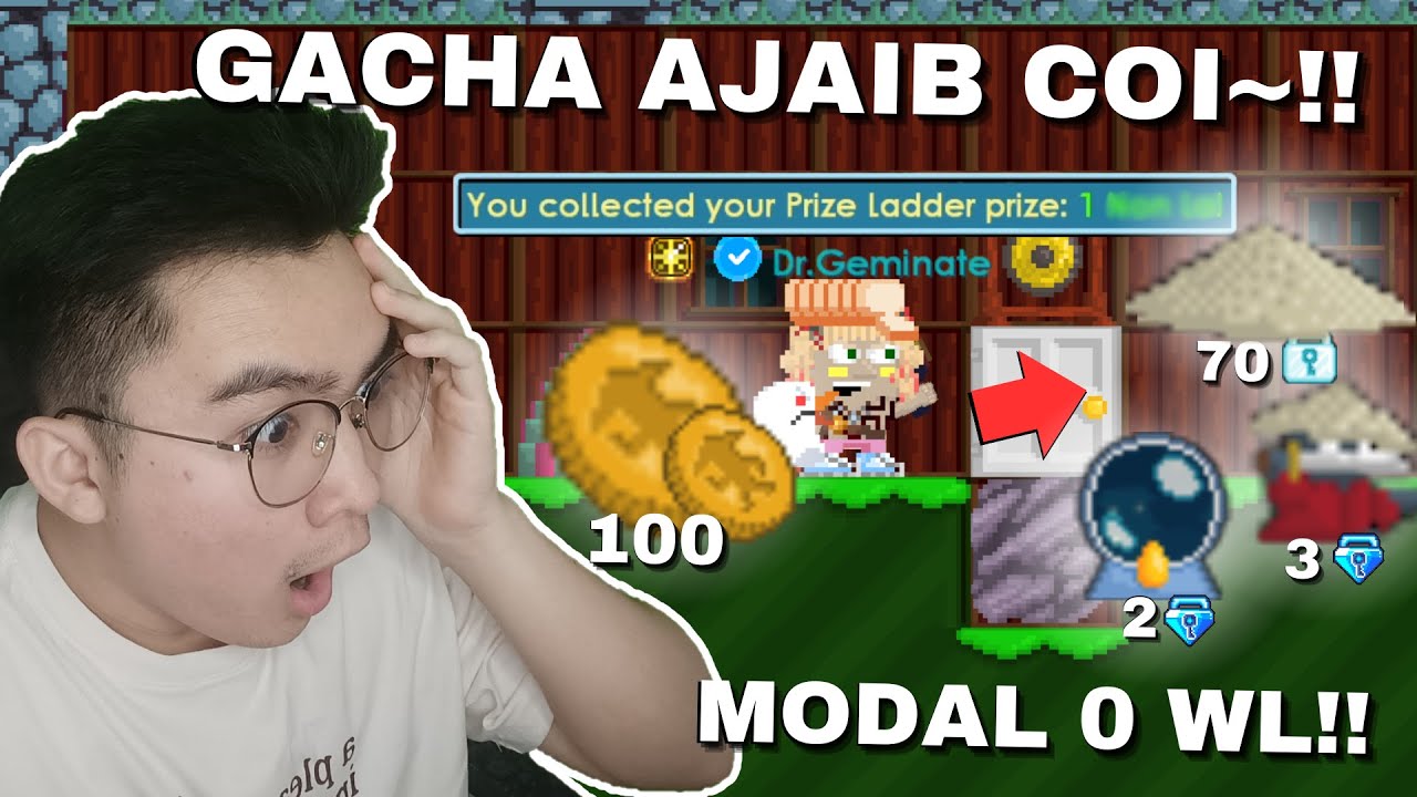 Sungguh AJAIB!! Gacha 100x Tournament Token First Time!! Growtopia Gacha Profit 2025