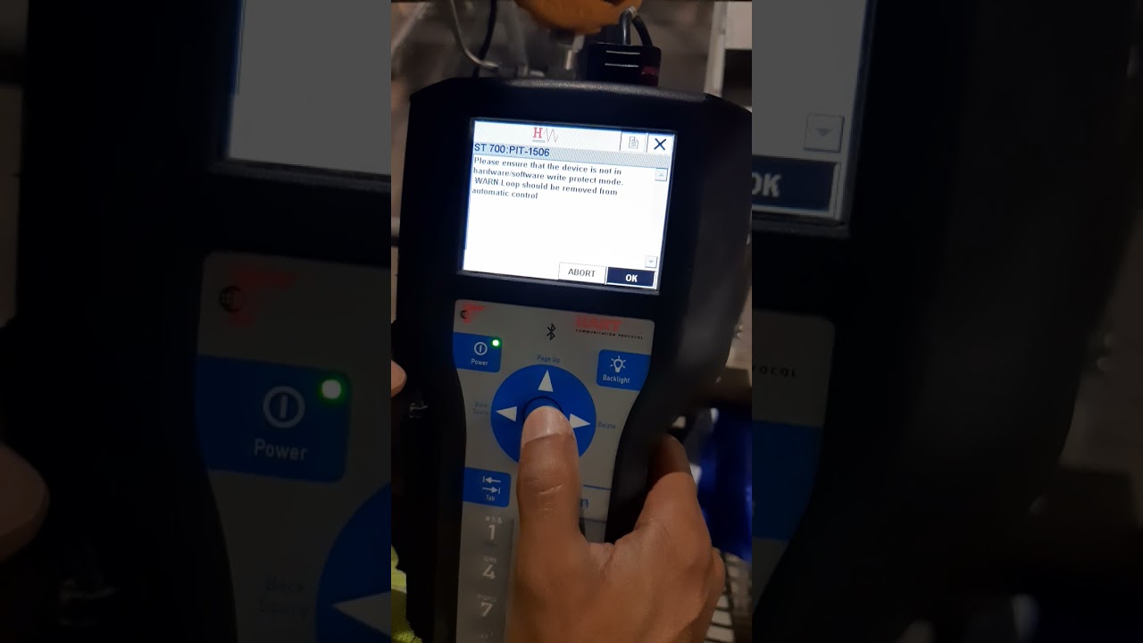 Honey well  Pressure Transmitter loop check
