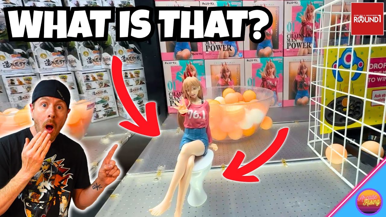 You Never Know What You Might Find in a Claw Machine at Round 1!