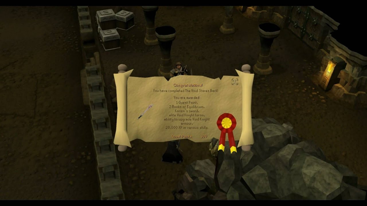 runescape The void stares back fast guide