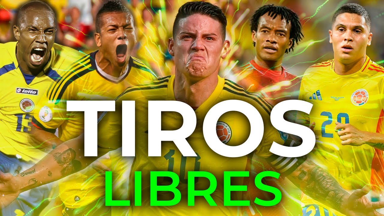 Los Tiros Libres M&aacute;s Espectaculares de la Selecci&oacute;n Colombia 🎯🔥