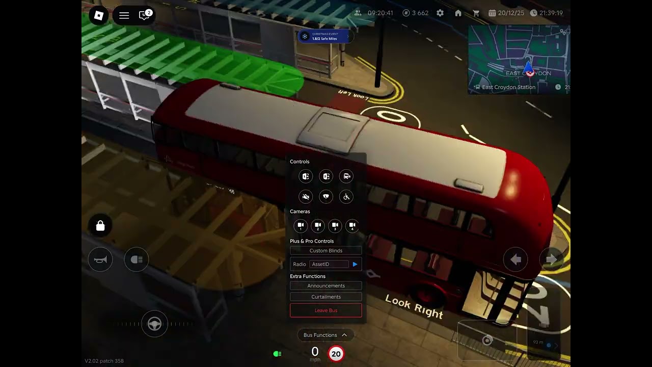 Croydon Roblox N68 bus route from south Croydon bus garage to Thornton heath high street 