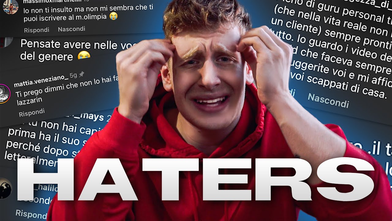 RISPONDO ALLE PESANTI OFFESE DEI MIEI HATER! - *la gente è pazza*
