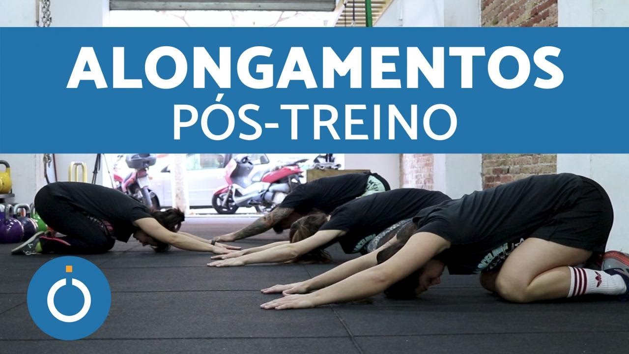 Alongamentos pós-treino de CROSSFIT