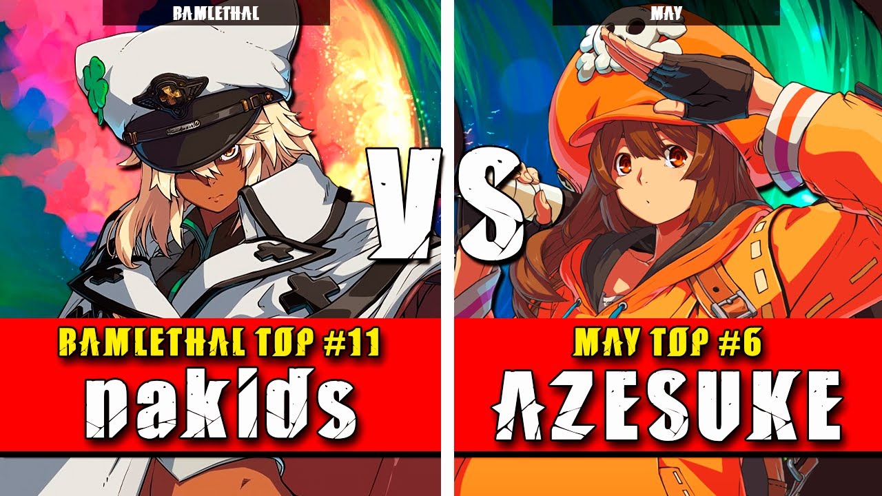 GGST | nakids (Ramlethal) VS AZESUKE (May) | Guilty Gear Strive High level gameplay