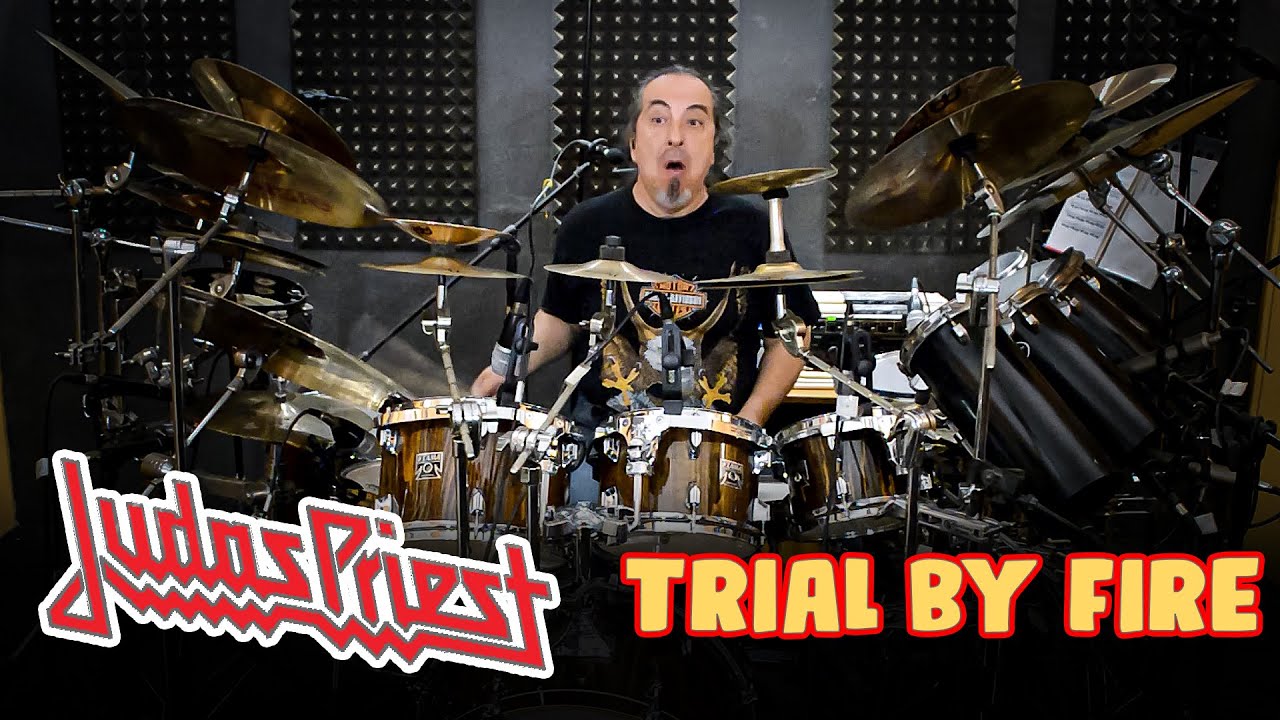 JUDAS PRIEST Trial by fire drum cover by stamatis kekes